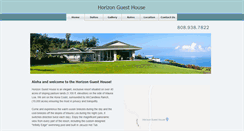 Desktop Screenshot of horizonguesthouse.com